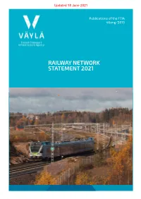 RAILWAY NETWORK STATEMENT 2021 Updated 18 June 2021