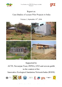 Report on Case Studies of Ecosan Pilot Projects in India Version 1
