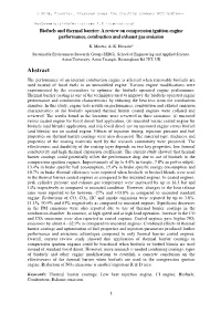 Biofuels and Thermal Barrier: a Review on Compression Ignition Engine Performance, Combustion and Exhaust Gas Emission