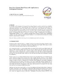 Detection of Seismic Dual-Zones with Application to Earthquake Prediction
