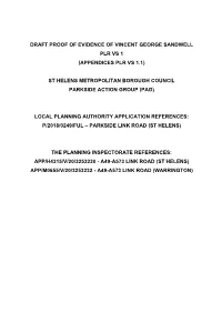 (Appendices Plr Vs 1.1) St Helens