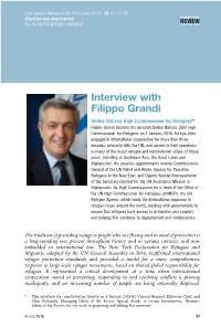 Interview with Filippo Grandi