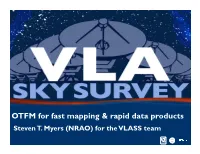 OTFM for Fast Mapping & Rapid Data Products