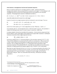 Perrin Numbers, a Hypergeometic Function and Convolution Sequences Return to a Previous Expression for Calculating the Perrin Nu