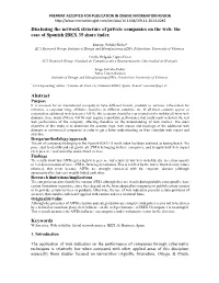 The Case of Spanish IBEX 35 Share Index Abstract Keywords