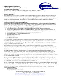 Trusted Computing Group (TCG)