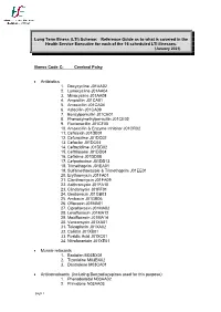 Illness Code A