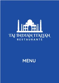 Menu Entradas