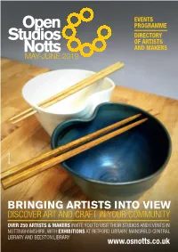 Open Studios Notts