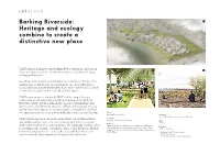 Barking Riverside: 1 Heritage and Ecology Combine to Create a Distinctive New Place