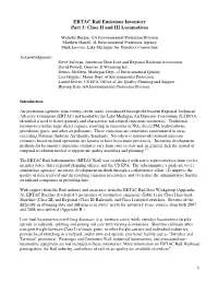 ERTAC Rail Emissions Inventory Part 3: Class II and III Locomotives