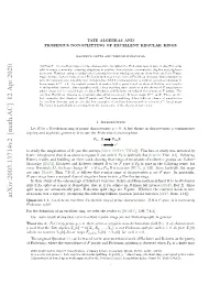 Tate Algebras and Frobenius Non-Splitting of Excellent Regular Rings