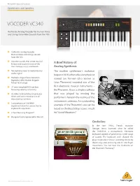 Vocoder Vc340