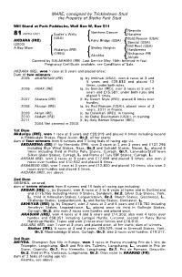 MARE, Consigned by Trickledown Stud the Property of Blythe Park Stud