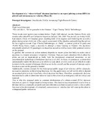 “Where-To-Land” Decision Function for an Expert Piloting System (EPS) for Piloted and Autonomous Air Vehicles (Phase II)