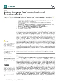 Biosignal Sensors and Deep Learning-Based Speech Recognition: a Review