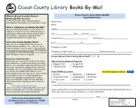 Books-By-Mail Application Form