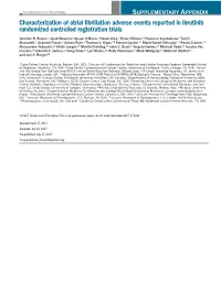 Characterization of Atrial Fibrillation Adverse Events Reported in Ibrutinib Randomized Controlled Registration Trials