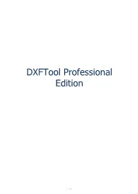 Dxftool Professional Edition