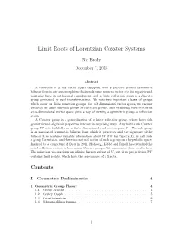 Limit Roots of Lorentzian Coxeter Systems