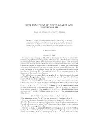 Zeta Functions of Finite Graphs and Coverings, Iii