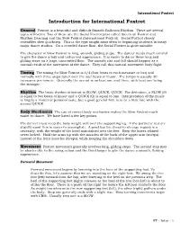 Introduction for International Foxtrot