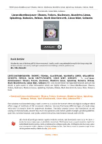Read PDF Linux-Distribusjoner: Ubuntu, Fedora