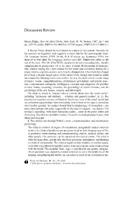 Discussion Review
