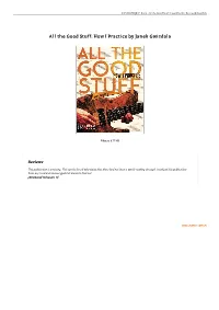 Download PDF All the Good Stuff: How I Practice by Janek Gwizdala
