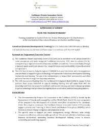 Expressions of Interest for Train the Trainer Workshop