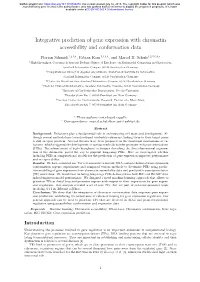 Integrative Prediction of Gene Expression with Chromatin Accessibility and Conformation Data