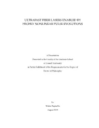 Ultrafast Fiber Lasers Enabled by Highly Nonlinear Pulse Evolutions