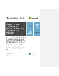 Monitoring Your Datacenter with System Center 2012 R2 Operations Manager