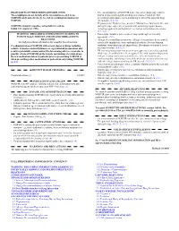 NORVIR and Certain Other Drugs May Result in These Highlights Do Not Include All the Information Needed to Use Known Or Potentially Significant Drug Interactions
