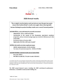2020 Annual Results