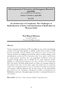 An Architecture of Complexity: the Challenges of Radicalization of Islam and Islamization of Radicalism in Western Sahel
