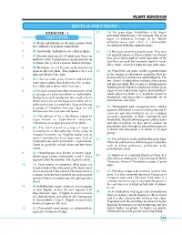 Hints & Solutions