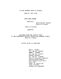 Initial Brief of Appellant 11/28/07