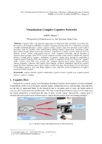 Visualization Complex Cognitive Networks