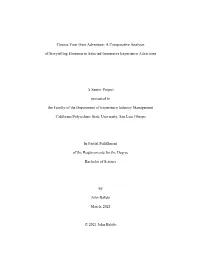 Choose Your Own Adventure: a Comparative Analysis of Storytelling Elements in Selected Immersive Experience Attractions