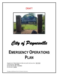 Emergency Operations Plan