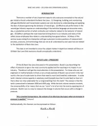 Introduction Boyle's