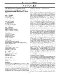 Proposal of Guadalupian and Component Roadian, Wordian And