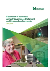 Statement of Accounts 2018/2019