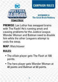 Campaign Rules