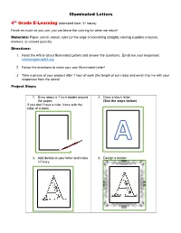 Illuminated Letters