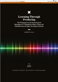 Learning Through Producing