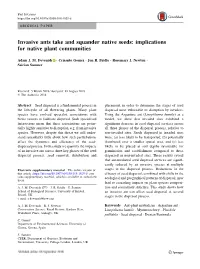 Invasive Ants Take and Squander Native Seeds: Implications for Native Plant Communities