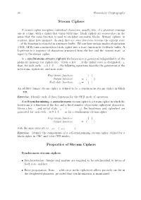 Stream Ciphers Properties of Stream Ciphers