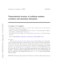 Transcendental Structure of Multiloop Massless Correlators And